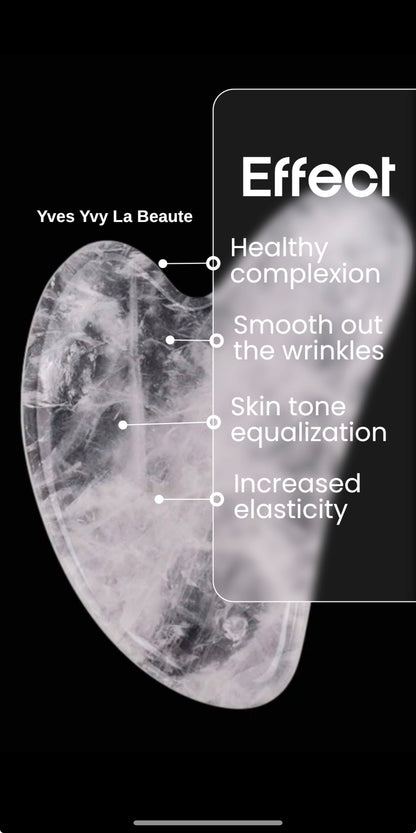 Yves Yvy Rose Quartz - Guasha